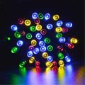 Perfect Holiday Perfect Holiday SOL-100MT 100 LED Green Cable Solar String Light - Multicolor SOL-100MT